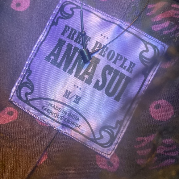 NEW Anna Sui x Free People Jacquard Faux Fur Jacket NWT - Picture 9 of 16